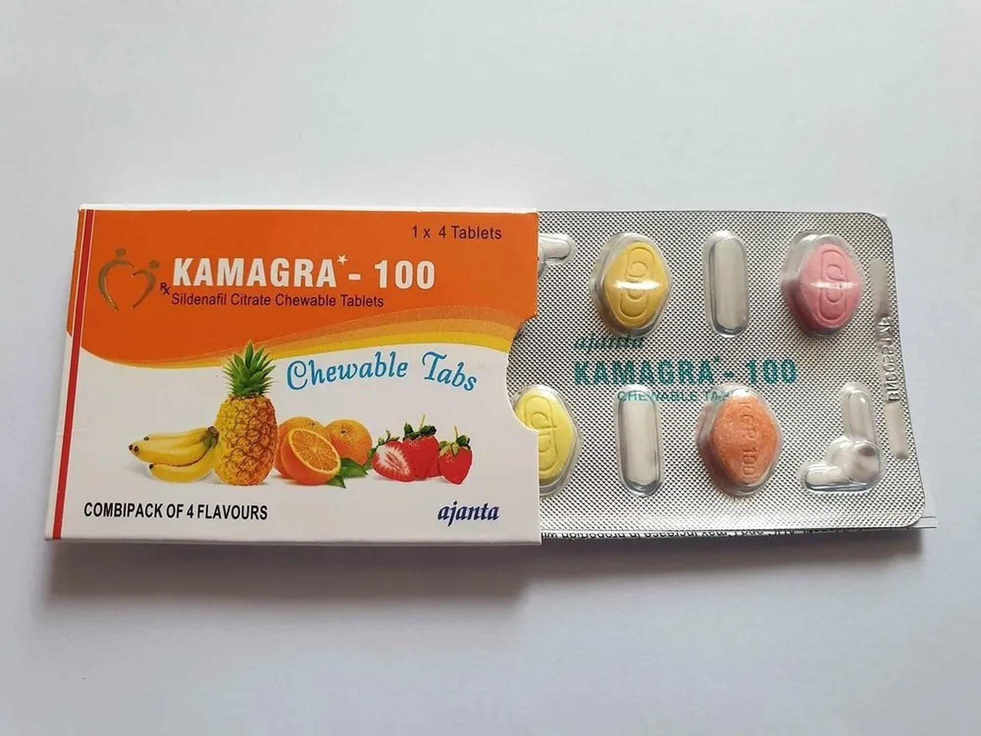 Kamagra žvýkací tablety – detail