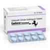 Cenforce Professional 100 mg – krabička a blistr s deseti světle modrými sublingválními tabletami