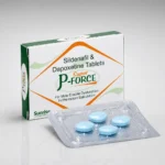 Super P-force 160 mg – krabička a blistr se čtyřmi modrými tabletami