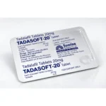 Tadasoft 20 mg – zadní strana blistru označeného Tadasoft 20
