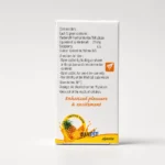 Valif oral jelly 20 mg – zadní strana krabičky s informacemi o složení