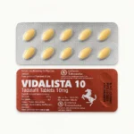 Vidalista 10 mg – přední a zadní strana blistru Vidalista 10