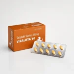 Vidalista 60 mg – krabička a blistr s deseti žlutými tabletami