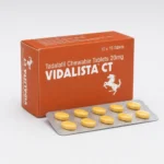Vidalista CT 20 mg – krabička a blistr se žlutými žvýkacími tabletami